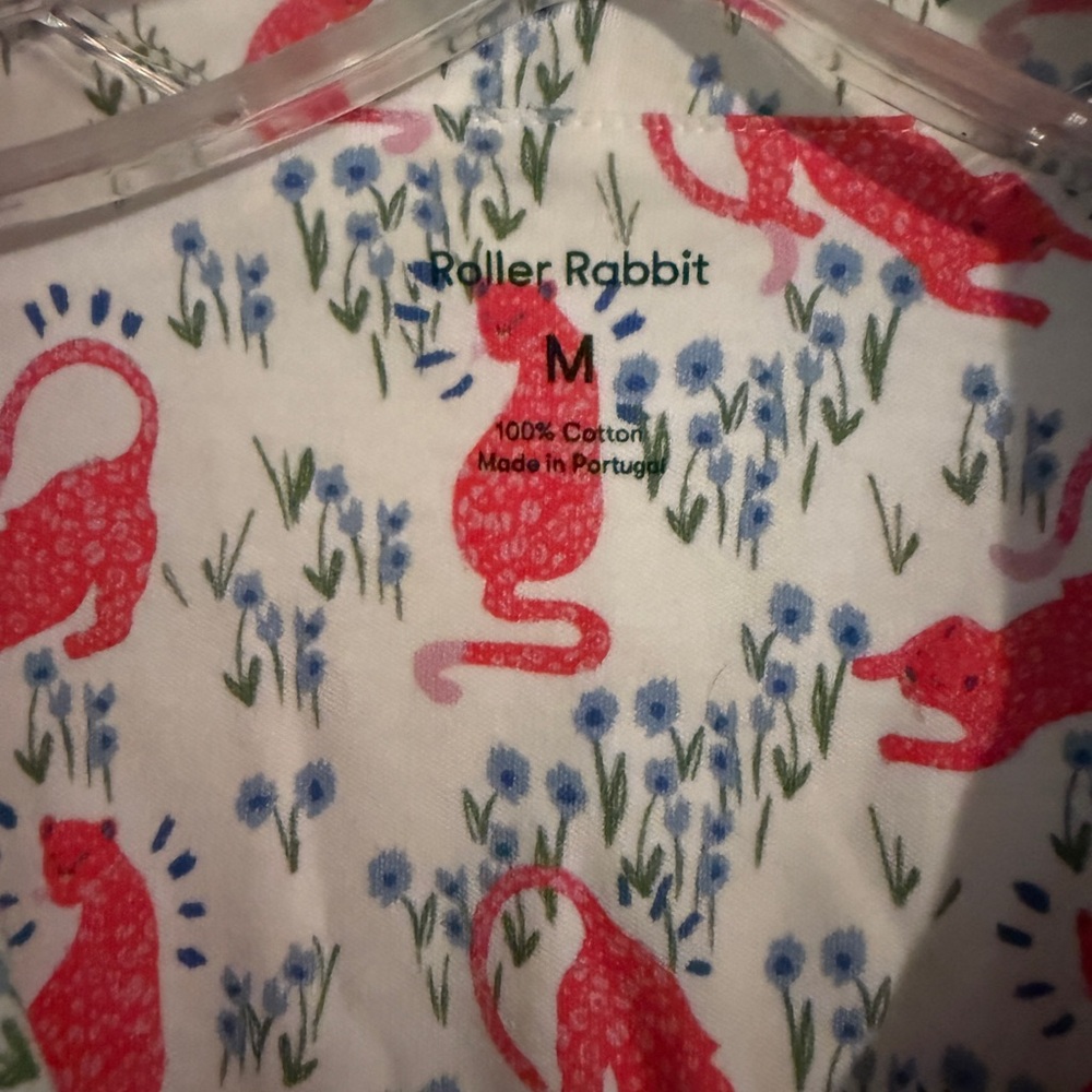 Roller Rabbit Pajama Set M - Picture 4 of 5